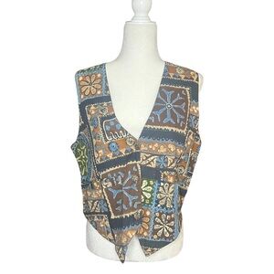 Vintage Artsy Bohemian Vest - 90’s Whimsical Phoebe Buffay
